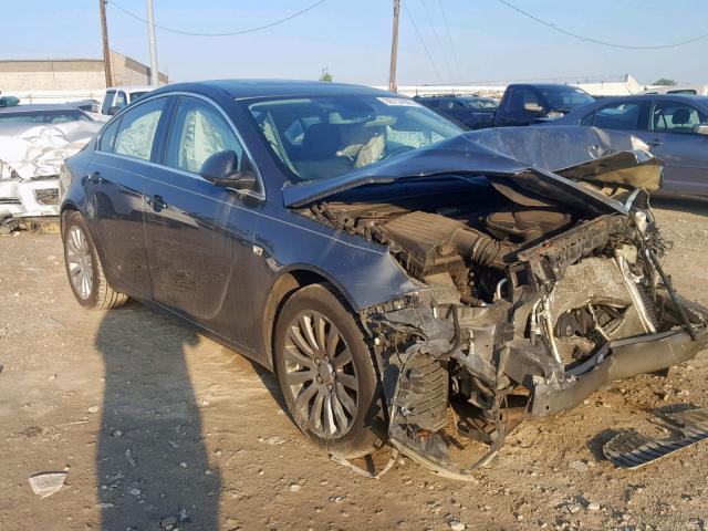 W04GS5EC7B1003977 - 2011 BUICK REGAL CXL GRAY photo 1