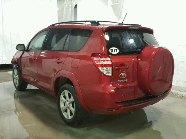 2T3DF4DV8CW233251 - 2012 TOYOTA RAV4 LIMIT RED photo 3