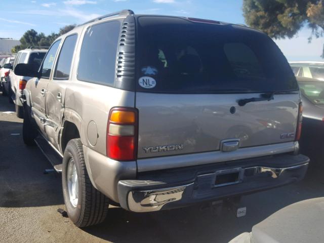 1GKEC13T83R139502 - 2003 GMC YUKON SILVER photo 3