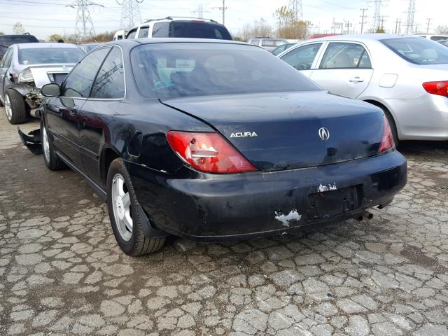 19UYA3253XL000174 - 1999 ACURA 2.3CL BLACK photo 3