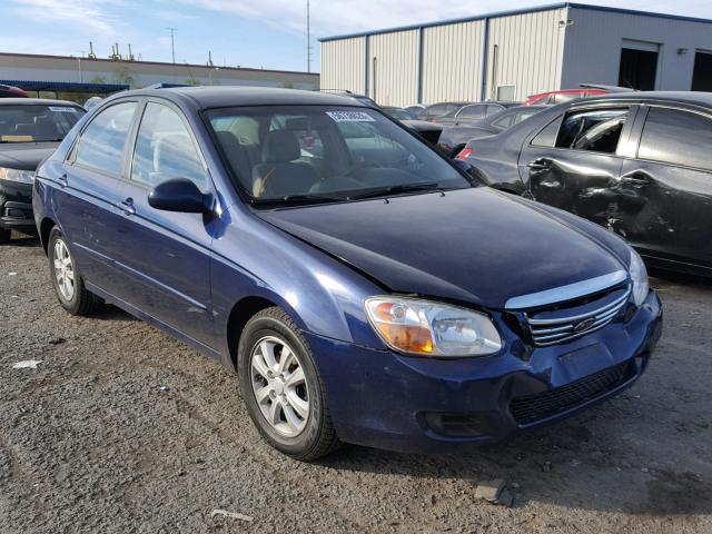 KNAFE121775403037 - 2007 KIA SPECTRA EX BLUE photo 1