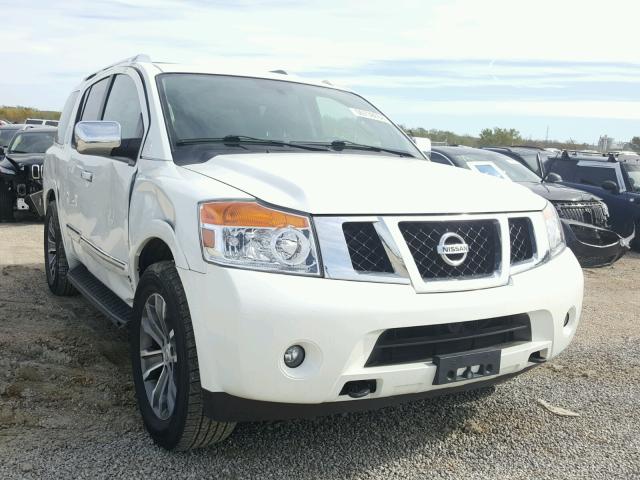 5N1BA0ND0FN618394 - 2015 NISSAN ARMADA SV WHITE photo 1