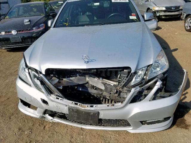 WDDHF8HB3BA435216 - 2011 MERCEDES-BENZ E 350 4MAT SILVER photo 9