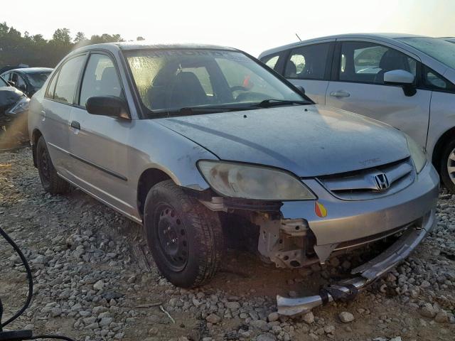 2HGES16384H566871 - 2004 HONDA CIVIC DX V SILVER photo 1