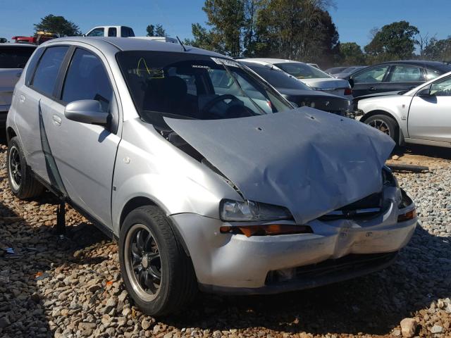 KL1TD66618B128495 - 2008 CHEVROLET AVEO BASE Күміс фото 1
