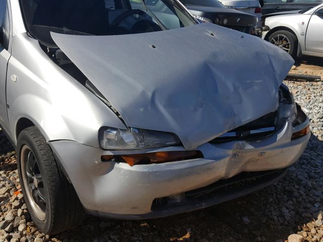 KL1TD66618B128495 - 2008 CHEVROLET AVEO BASE Күміс фото 9