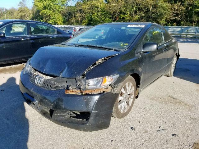 2HGFG1B98AH515270 - 2010 HONDA CIVIC EXL 黑色 照片 2