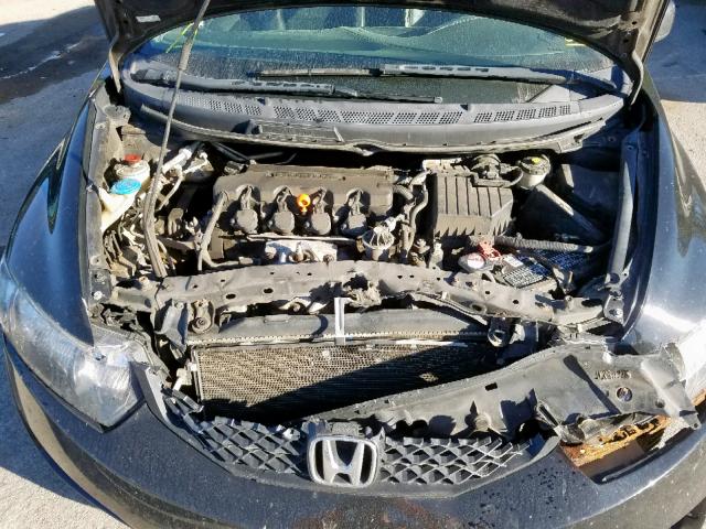 2HGFG1B98AH515270 - 2010 HONDA CIVIC EXL 黑色 照片 7