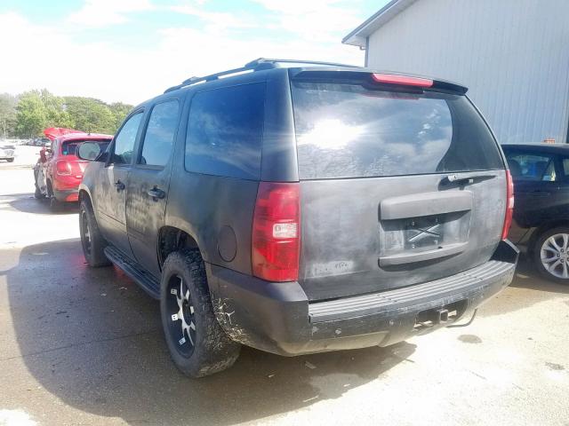 1GNFK13047R268780 - 2007 CHEVROLET TAHOE K150 BLACK photo 3