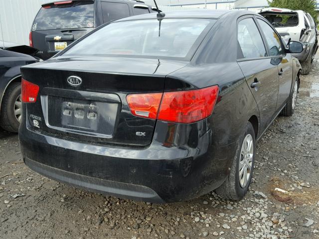 KNAFU4A20A5127497 - 2010 KIA FORTE EX BLACK photo 4