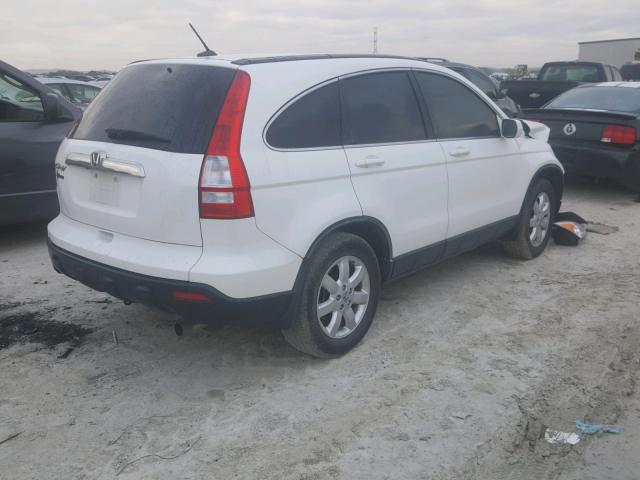 JHLRE38749C008595 - 2009 HONDA CR-V EXL WHITE photo 4