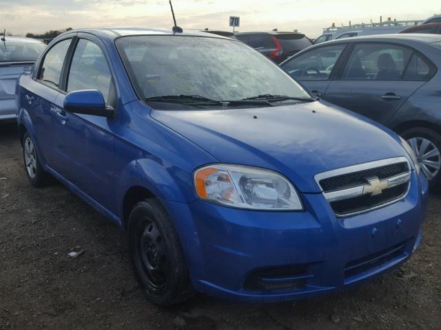 KL1TD5DE7AB123523 - 2010 CHEVROLET AVEO LS BLUE photo 1