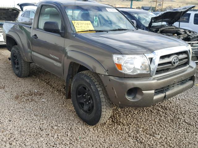 5TEPX42N99Z627979 - 2009 TOYOTA TACOMA GRAY photo 1