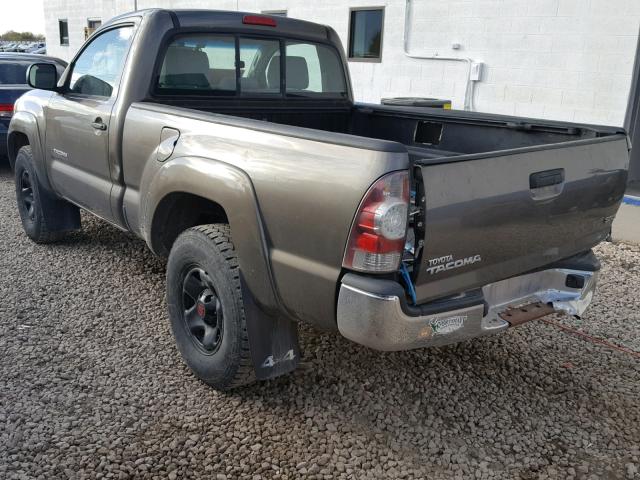 5TEPX42N99Z627979 - 2009 TOYOTA TACOMA GRAY photo 3