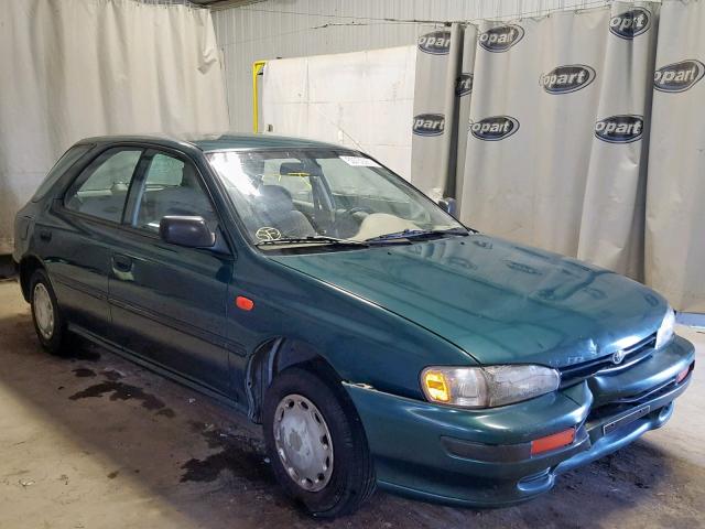 JF1GF2446PK810761 - 1993 SUBARU IMPREZA L GREEN photo 1