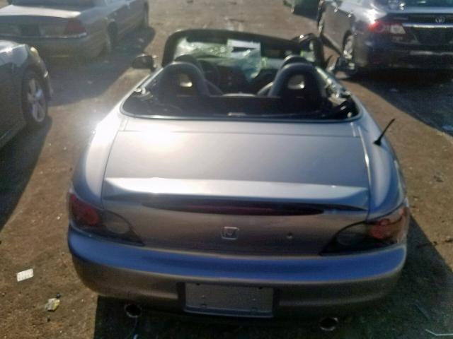 JHMAP1145YT006408 - 2000 HONDA S2000 SILVER photo 6