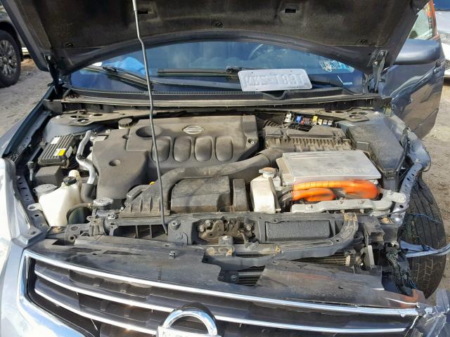 1N4CL2AP4AC182836 - 2010 NISSAN ALTIMA HYB BLUE photo 7