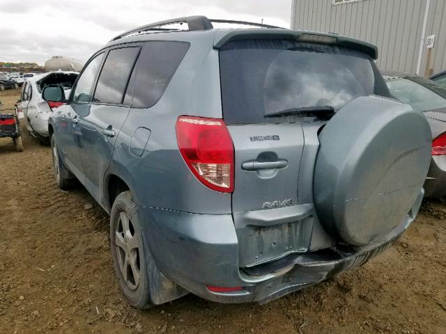 JTMBK31V185055568 - 2008 TOYOTA RAV4 LIMIT BLUE photo 3