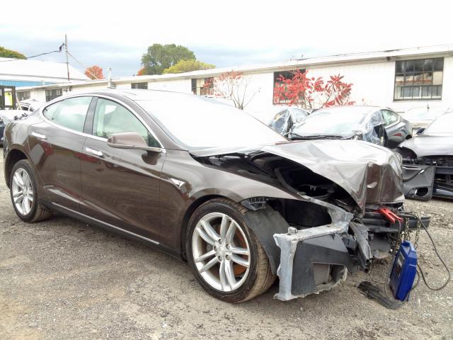 5YJSA1CN2DFP08177 - 2013 TESLA MODEL S BROWN photo 1