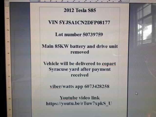 5YJSA1CN2DFP08177 - 2013 TESLA MODEL S بني صورة 10