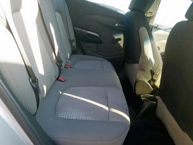 1G1JA5SHXC4105264 - 2012 CHEVROLET SONIC LS 银色 照片 6