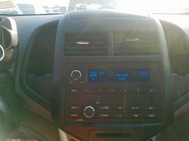 1G1JA5SHXC4105264 - 2012 CHEVROLET SONIC LS 银色 照片 9