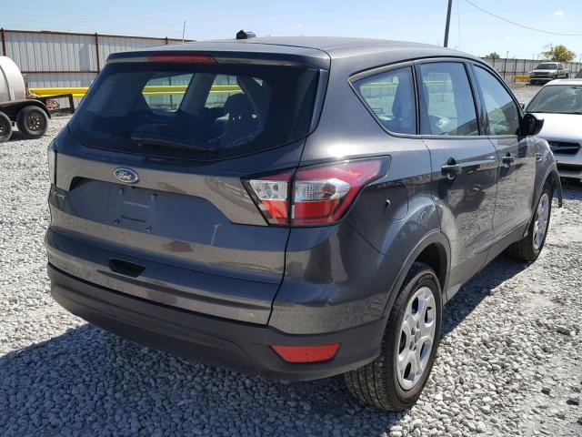 1FMCU0F75JUB71743 - 2018 FORD ESCAPE S CHARCOAL photo 4