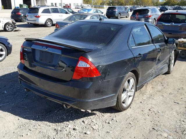 3FAHP0KCXBR107748 - 2011 FORD FUSION SPO BLACK photo 4