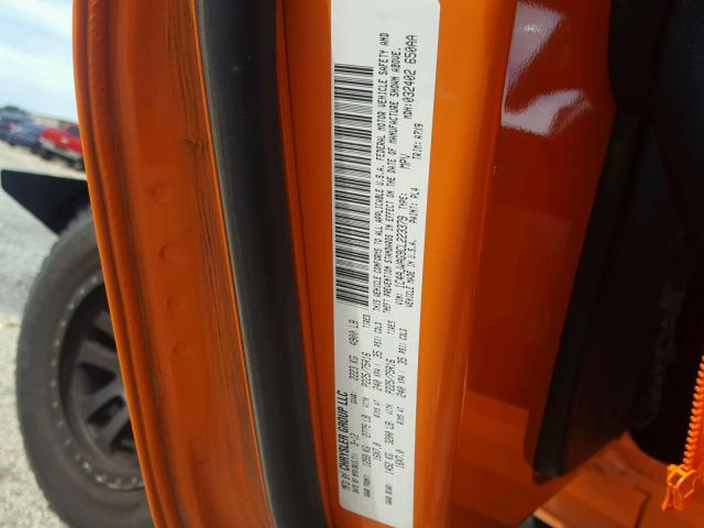 1C4AJWAG9CL223379 - 2012 JEEP WRANGLER S Narıncı foto 10