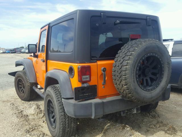 1C4AJWAG9CL223379 - 2012 JEEP WRANGLER S Narıncı foto 3