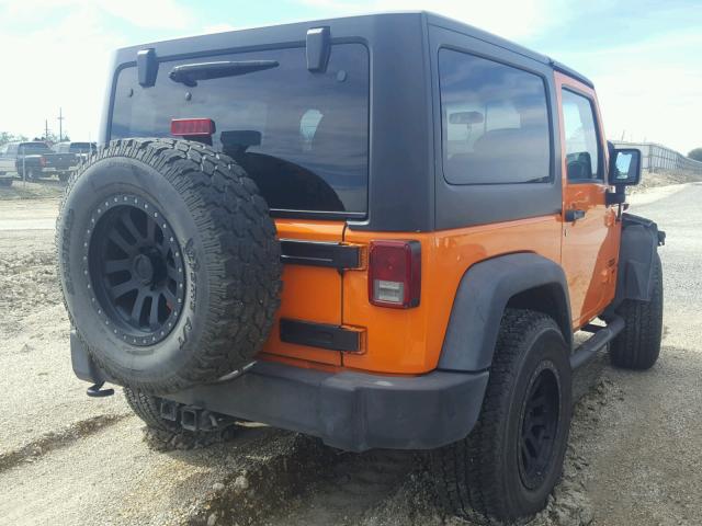 1C4AJWAG9CL223379 - 2012 JEEP WRANGLER S Narıncı foto 4