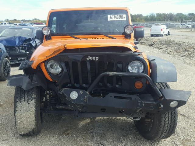 1C4AJWAG9CL223379 - 2012 JEEP WRANGLER S Narıncı foto 9