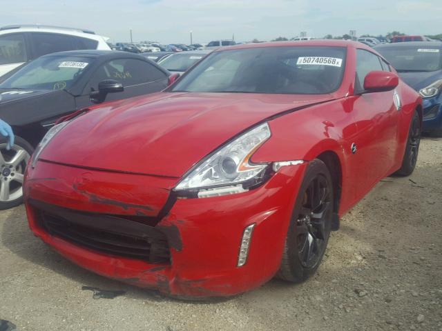 JN1AZ4EH4HM952717 - 2017 NISSAN 370Z BASE RED photo 2