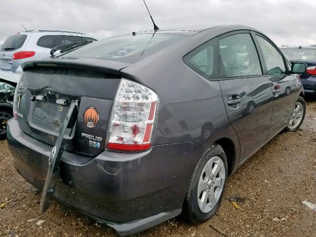 JTDKB20U873238611 - 2007 TOYOTA PRIUS GRAY photo 4