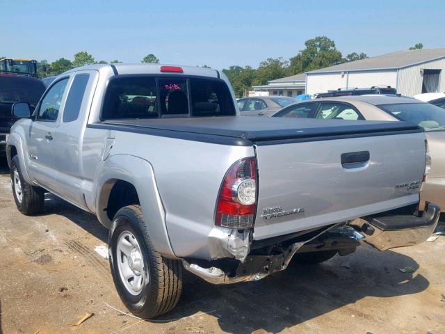 5TFTX4GN2BX005891 - 2011 TOYOTA TACOMA PRE SILVER photo 3