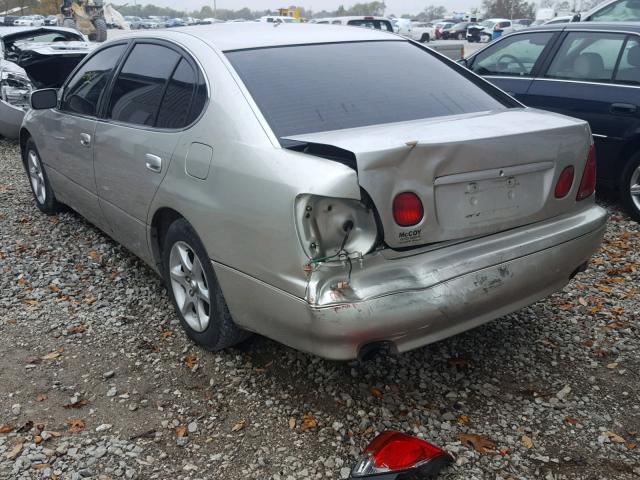 JT8BD69S140200281 - 2004 LEXUS GS 300 SILVER photo 3