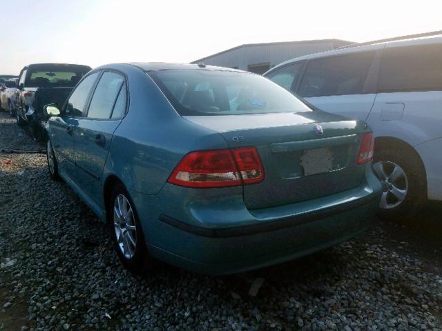 YS3FB49S141004566 - 2004 SAAB 9-3 LINEAR TEAL photo 3