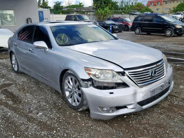 JTHDL5EF0A5001526 - 2010 LEXUS LS 460L SILVER photo 1