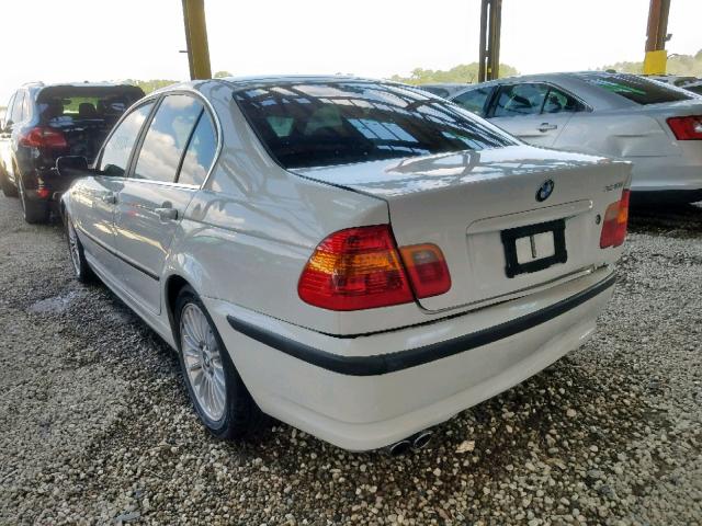 WBAEV53442KM20786 - 2002 BMW 330 I WHITE photo 3