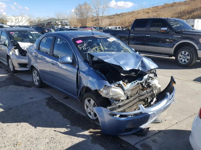 KL1TD56626B628690 - 2006 CHEVROLET AVEO BASE Mavi foto 1