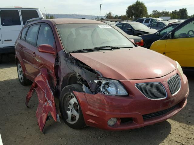 5Y2SL65866Z448054 - 2006 PONTIAC VIBE RED photo 1