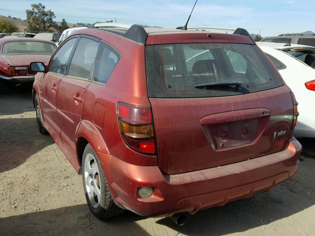 5Y2SL65866Z448054 - 2006 PONTIAC VIBE RED photo 3