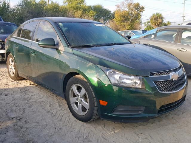 1G1PC5SB0E7437201 - 2014 CHEVROLET CRUZE LT GREEN photo 1