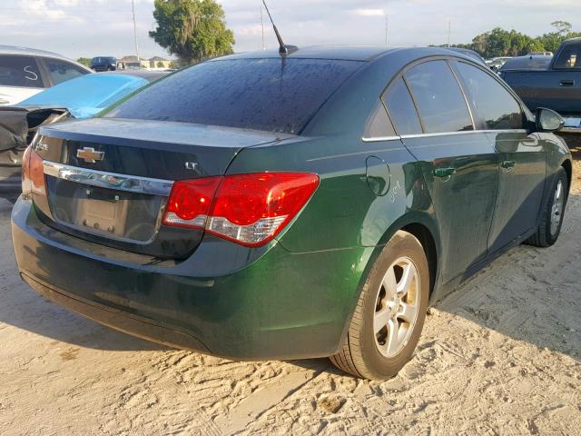 1G1PC5SB0E7437201 - 2014 CHEVROLET CRUZE LT GREEN photo 4