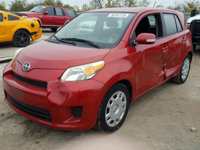 JTKKU104X8J018395 - 2008 TOYOTA SCION XD RED photo 2