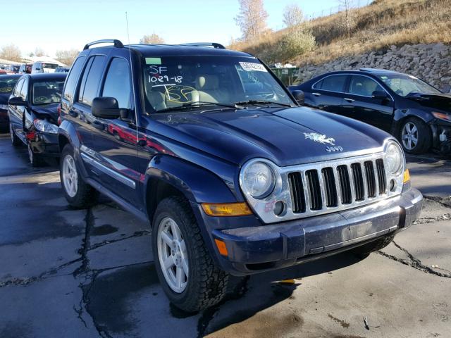 1J4GL58K96W129783 - 2006 JEEP LIBERTY LI BLUE photo 1