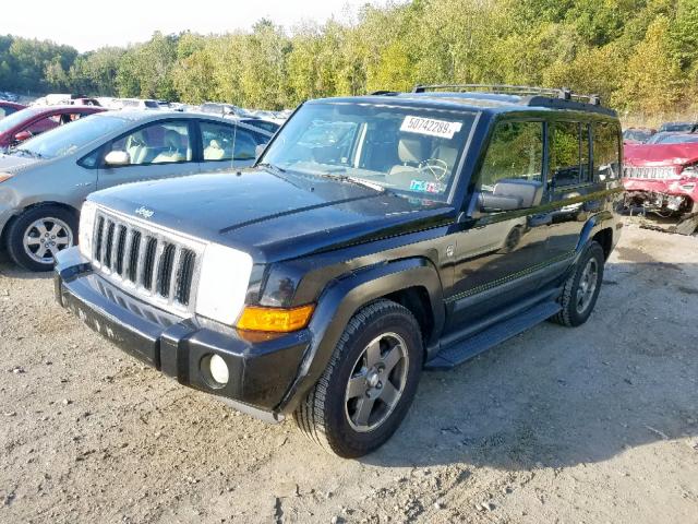 1J8HG48N86C179264 - 2006 JEEP COMMANDER 黑色 照片 2
