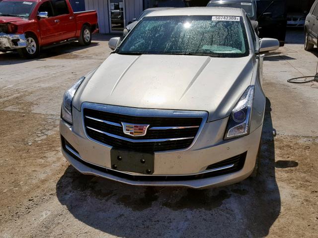 1G6AB5S39F0109202 - 2015 CADILLAC ATS LUXURY GOLD photo 9