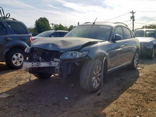 JNRAS08W66X204650 - 2006 INFINITI FX35 GRAY photo 2