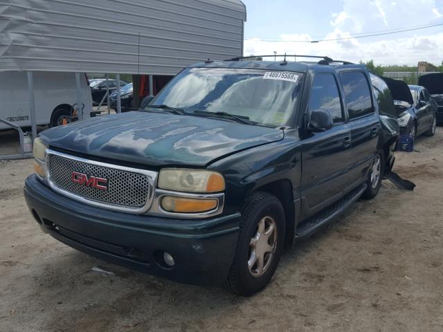 1GKFK66U63J260200 - 2003 GMC YUKON XL D GREEN photo 2